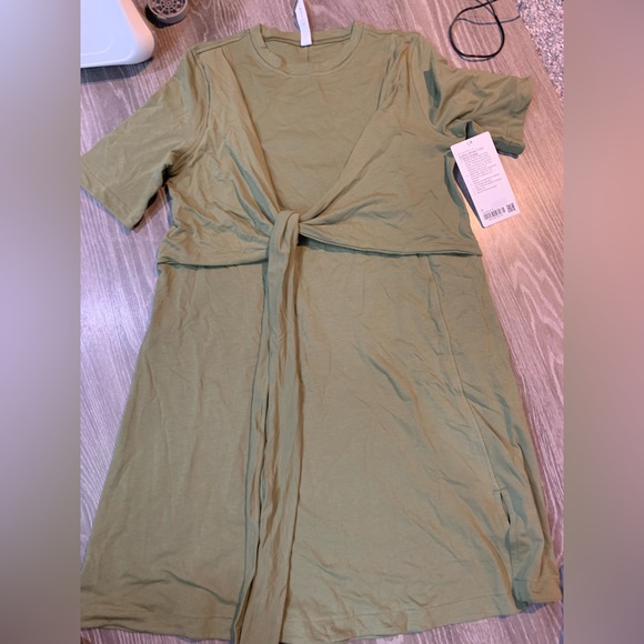 cotton wrap front t shirt dress lululemon Cotton Wrap-Front T-Shirt Dress : r/lululemon